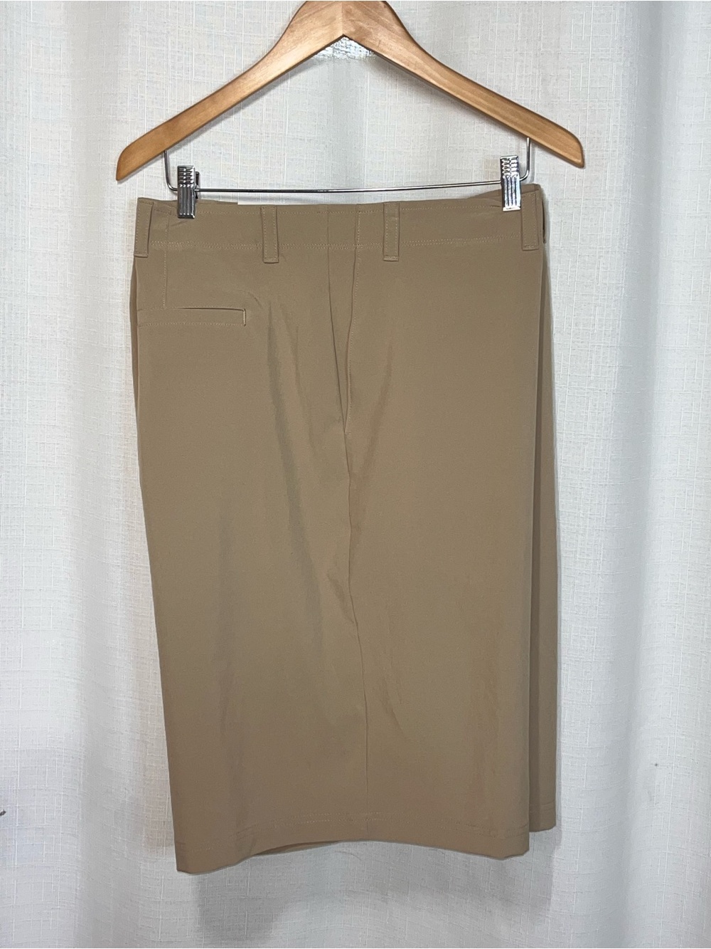Ben Hogan Performance Golf Shorts 50 Khaki Stretch Moisture Wicking UPF 50 NWT - Picture 7 of 10